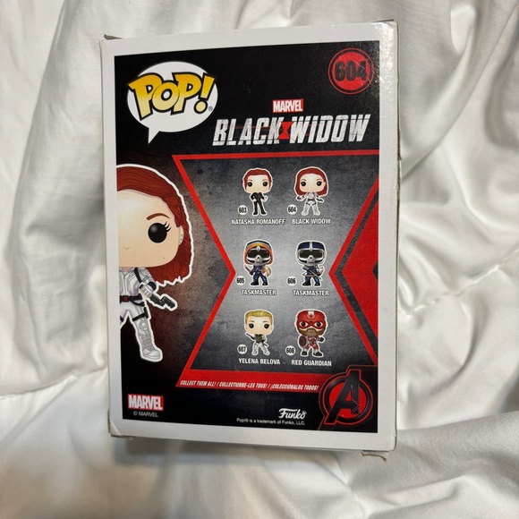 FunkoPop Bobble Head- Marvel- Black Widow 604 - Picture 4 of 5
